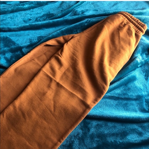 Orange/Brown Sweatpants - Picture 6 of 7